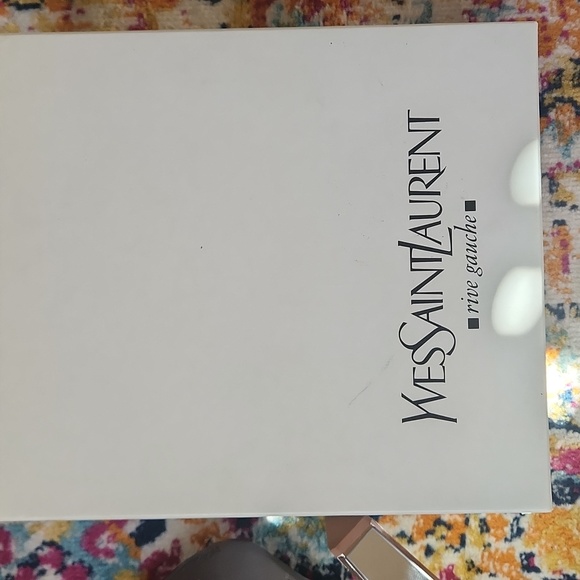 YSL Vitellino Laminato /Mirror Antracite/Crystal heels size 37 - Picture 6 of 9